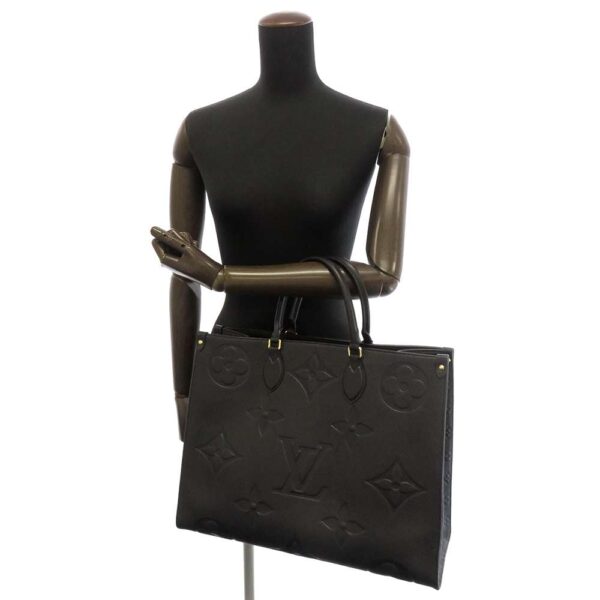 m44925 05 Louis Vuitton On the Go GM Empreinte Tote Bag 2way Black