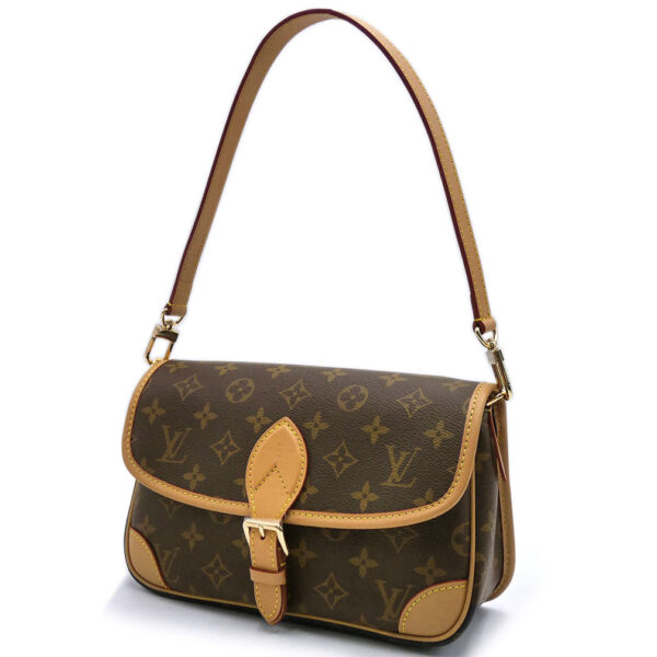 m45985 1 Louis Vuitton Monogram Diane NM PM 2WAY Shoulder Bag Noir