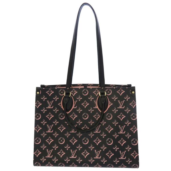 m46154 03 Louis Vuitton On the Go Pocket MM Monogram Tote Bag 2way