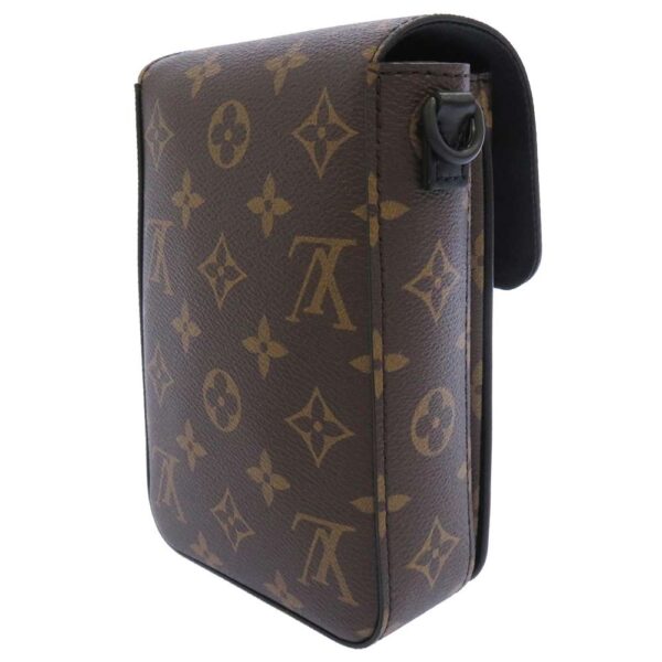 m81522 02 Louis Vuitton S Lock Vertical Wearable Wallet Monogram Macassar Shoulder Bag