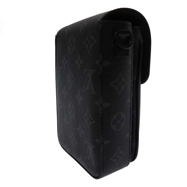 m82252 02 Louis Vuitton S Rock Vertical Wearable Wallet Monogram Eclipse Shoulder Bag Black