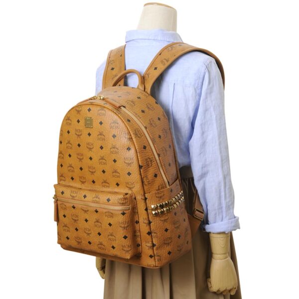 mcmmk6sve38co001 4 MCM Rucksack Cognac