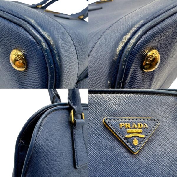 n0039 6 c Prada Shoulder Bag Leather Blue