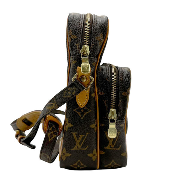 n0043 2 Louis Vuitton Amazon Monogram Canvas Crossbody Bag Brown