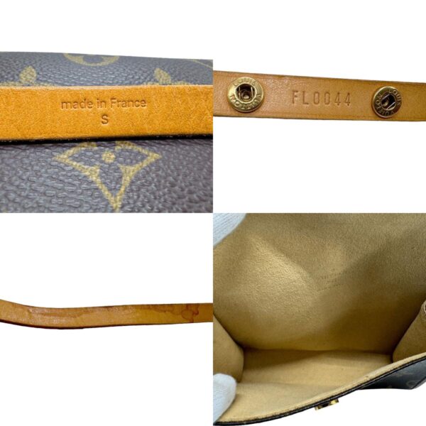 n0045 10 c Louis Vuitton Pochette Florentine XS Monogram Canvas Waist Bag Brown