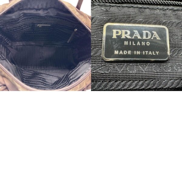 n0049 11 c Prada Handbag Nylon Brown