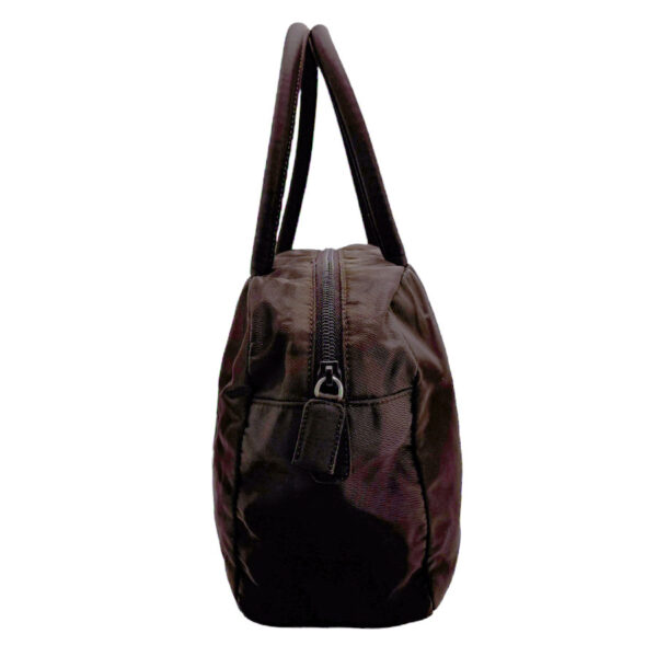 n0049 2 Prada Handbag Nylon Brown