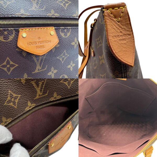 n0102 10 c Louis Vuitton Jena PM Monogram Canvas Shoulder Bag Brown