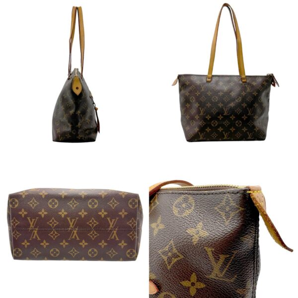 n0102 2 c Louis Vuitton Jena PM Monogram Canvas Shoulder Bag Brown