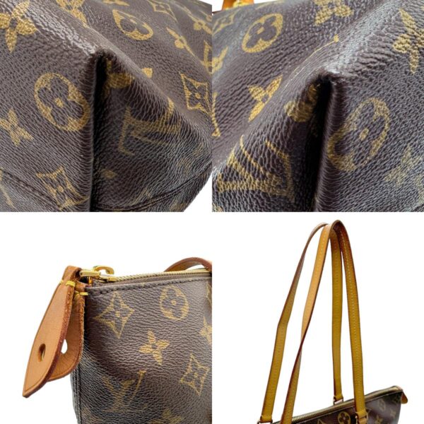 n0102 6 c Louis Vuitton Jena PM Monogram Canvas Shoulder Bag Brown