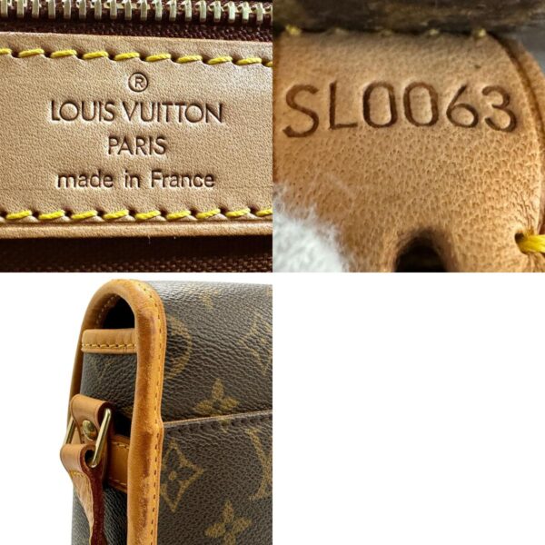 n0131 14 c Louis Vuitton Sologne Monogram Canvas Shoulder Bag Brown