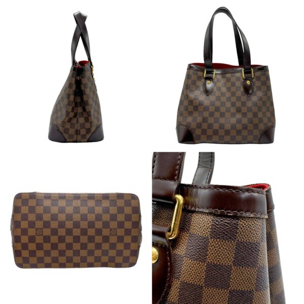 n0137 2 c Louis Vuitton Hampstead PM Damier Canvas Handbag Brown