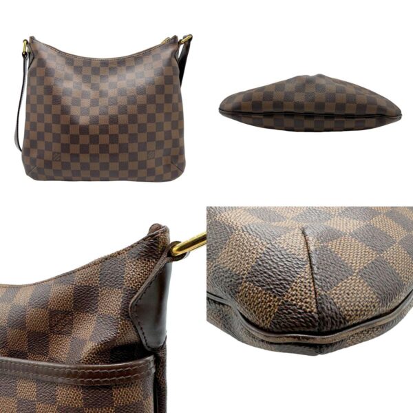 n0141 3 c Louis Vuitton Bloomsbury PM Damier Canvas Shoulder Bag Brown