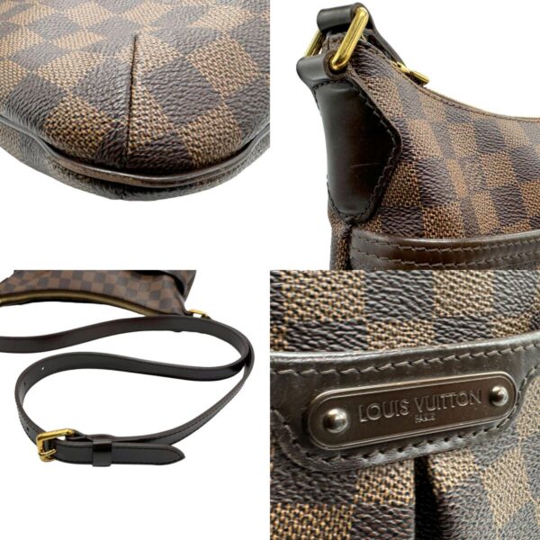 n0141 7 c Louis Vuitton Bloomsbury PM Damier Canvas Shoulder Bag Brown