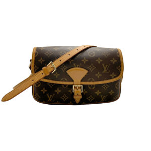 n0161 1 LOUIS VUITTON Serie Dragonne Shoulder Bag Epi Leather Brown