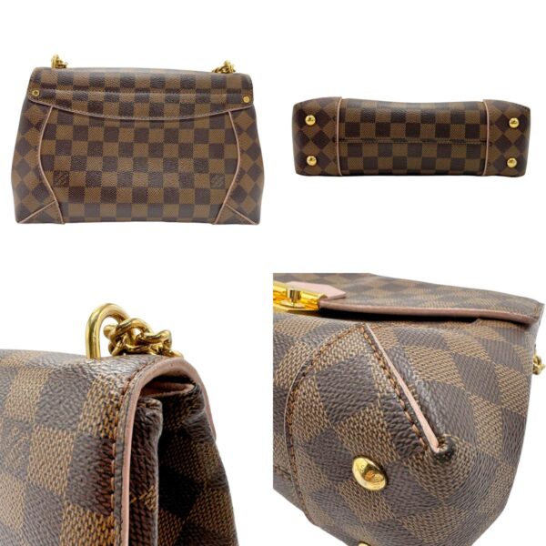 n0198 3 c Louis Vuitton Kaisa Clutch Damier Canvas Rose Ballerine