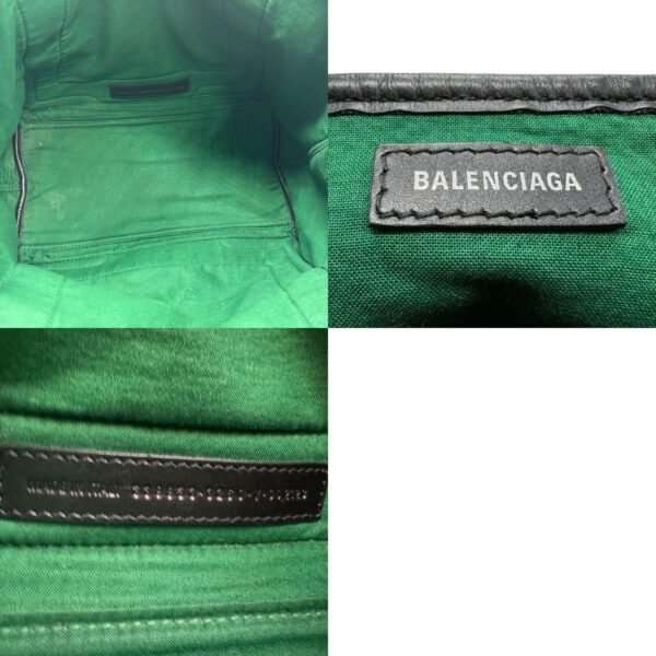 n0240 14 c Balenciaga Wool Tote Bag Green Blue Multicolor