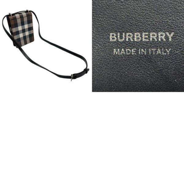 n0253 11 c Burberry Leather Shoulder Bag Brown