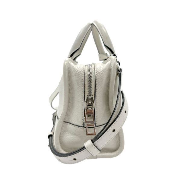 n0263 2 Loewe Amazona Leather Crossbody Shoulder Bag White