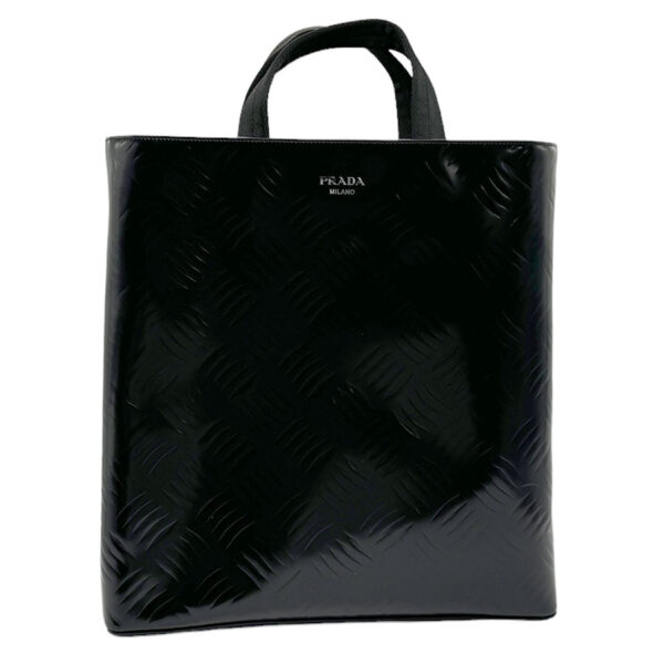 n0268 1 Prada Handbag Leather Black