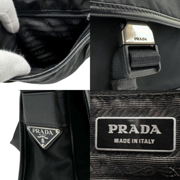 n0301 11 c Prada Crossbody Shoulder Bag Nylon Black