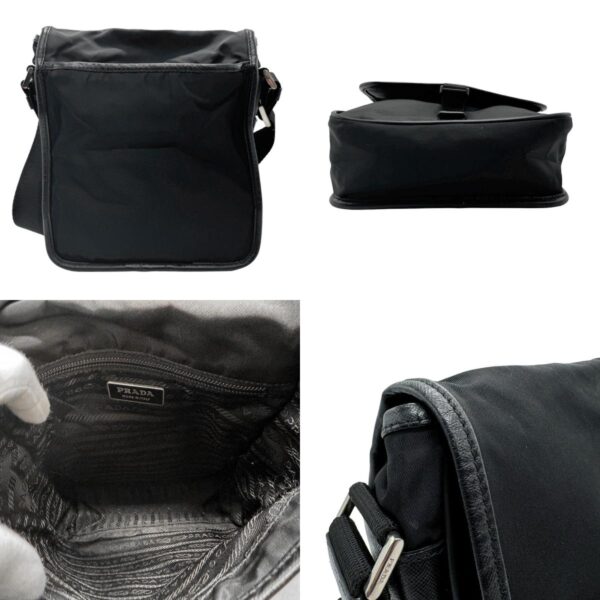 n0301 3 c Prada Crossbody Shoulder Bag Nylon Black