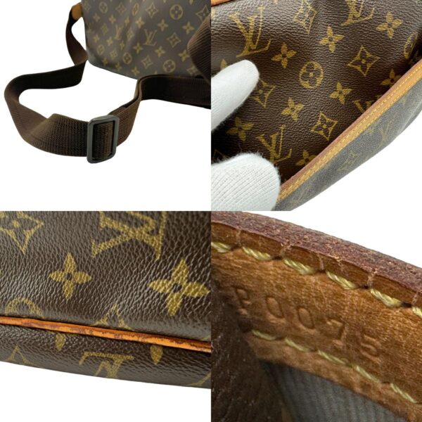 n0306 11 c Louis Vuitton Reporter PM Monogram Canvas Shoulder Bag Brown