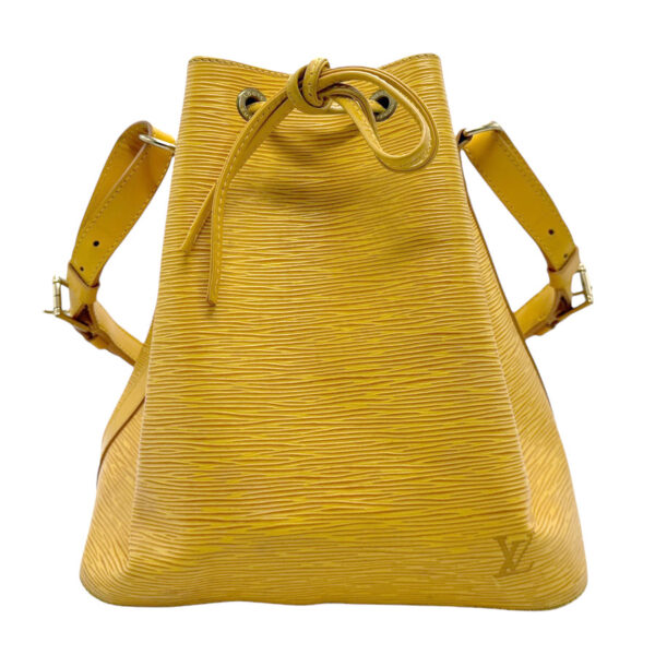 n0327 1 Louis Vuitton Noe Epi Leather Shoulder Bag Yellow