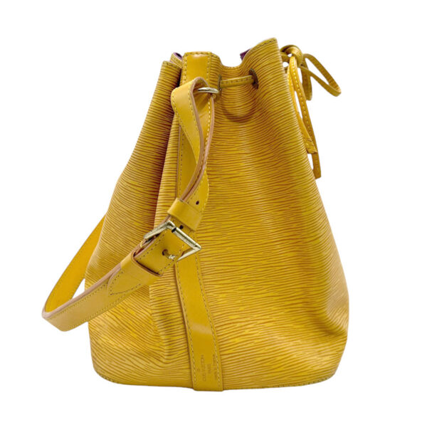 n0327 2 Louis Vuitton Noe Epi Leather Shoulder Bag Yellow