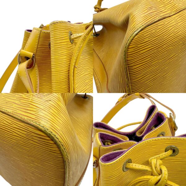 n0327 7 c Louis Vuitton Noe Epi Leather Shoulder Bag Yellow