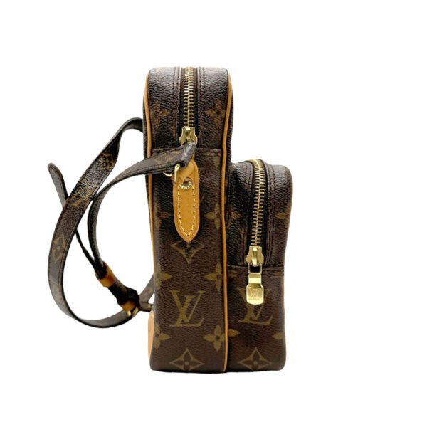 n0359 2 Louis Vuitton Amazon Monogram Canvas Crossbody Bag Brown