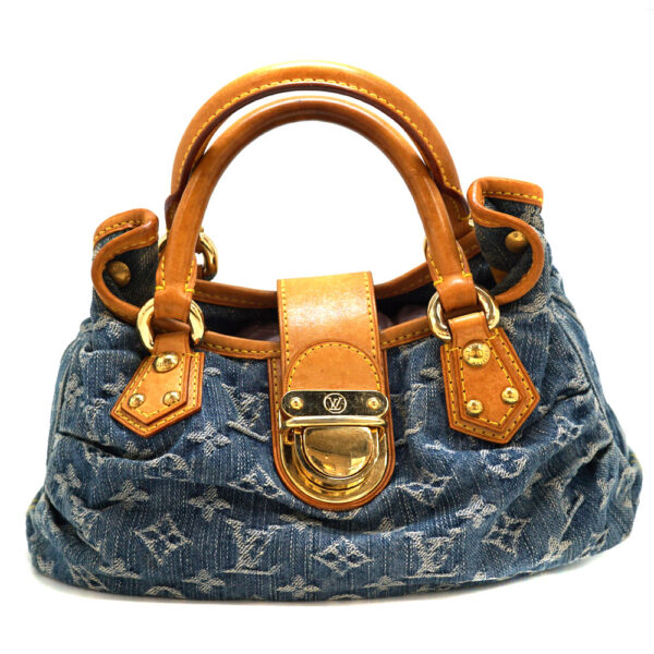 n21 7146 1 Louis Vuitton Pleaty Monogram Denim Handbag