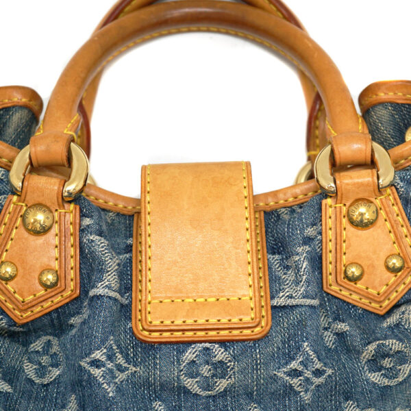 n21 7146 10 Louis Vuitton Pleaty Monogram Denim Handbag