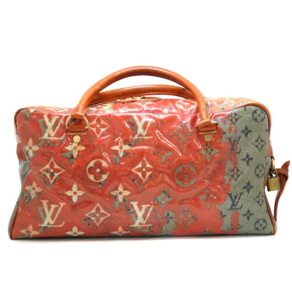 n21 8994 3 Louis Vuitton Weekender PM Bag Canvas Orange