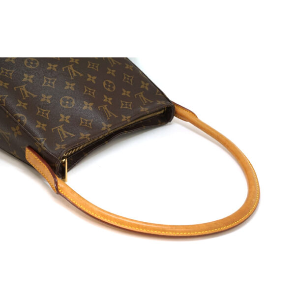 n21 9012 6 Louis Vuitton Looping MM Shoulder Bag Canvas Brown