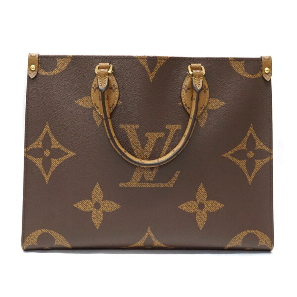 n22 263 1 Louis Vuitton On the Go MM Tote Bag Canvas Brown