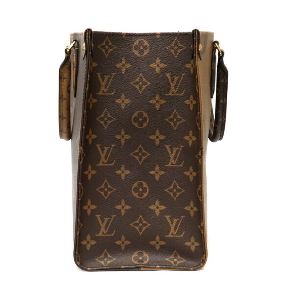 n22 263 2 Louis Vuitton On the Go MM Tote Bag Canvas Brown