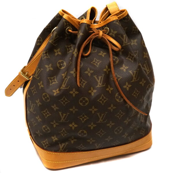 n22 375 1 Louis Vuitton Noe Shoulder Bag Canvas Brown