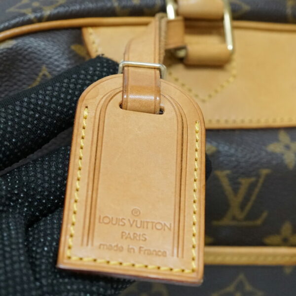 n22 519 6 Louis Vuitton Deauville Bowling Bag Canvas Brown