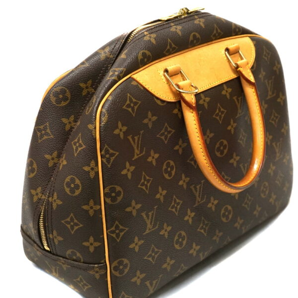 n22 522 3 Louis Vuitton Deauville Bowling Vanity Monogram Canvas Brown