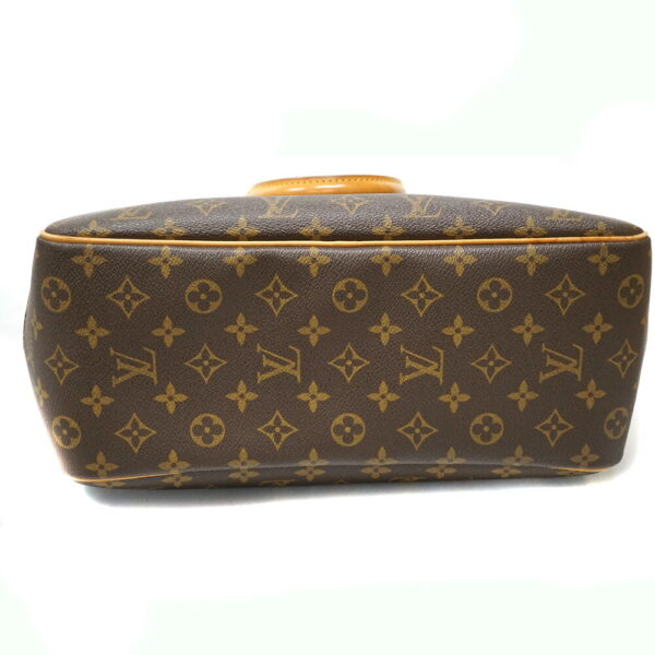 n22 522 4 Louis Vuitton Deauville Bowling Vanity Monogram Canvas Brown