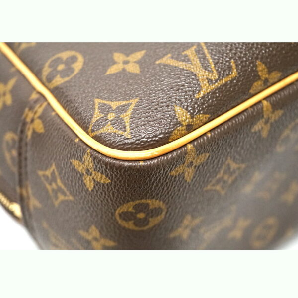 n22 522 5 Louis Vuitton Deauville Bowling Vanity Monogram Canvas Brown