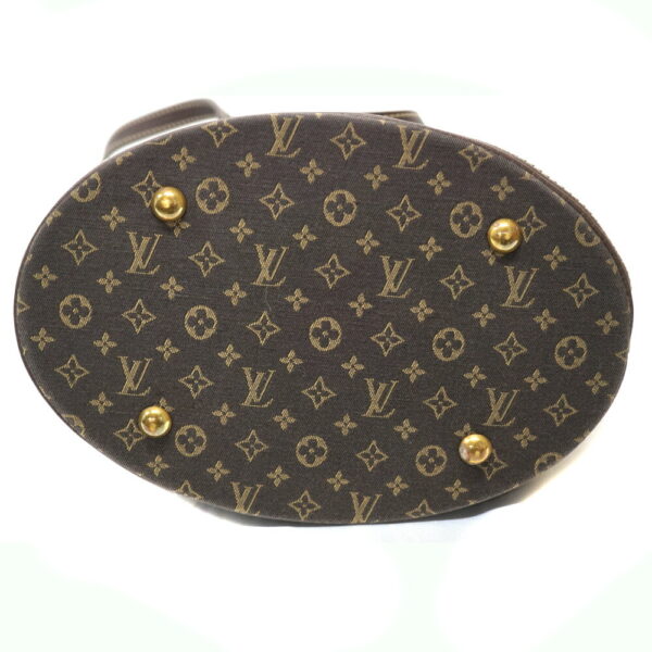 n22 523 4 Louis Vuitton Bucket PM Tote Bag Monogram Mini Brown