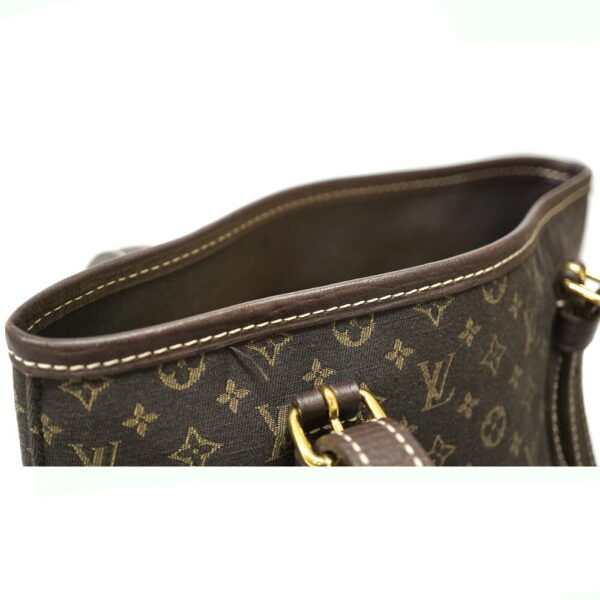 n22 523 8 Louis Vuitton Bucket PM Tote Bag Monogram Mini Brown