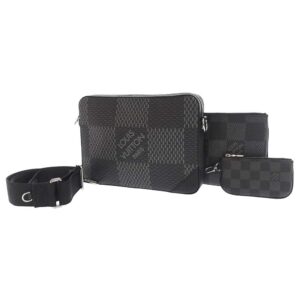 n50017 01 Louis Vuitton Eye Trunk Monogram Eclipse iPhone Case Black