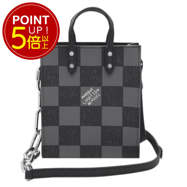 n60479 p5 Louis Vuitton Damier Cowhide Sac Plastic