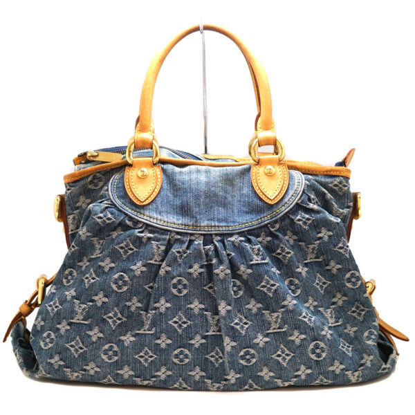 neo1 Louis Vuitton Neo Cabby MM Handbag Monogram Denim