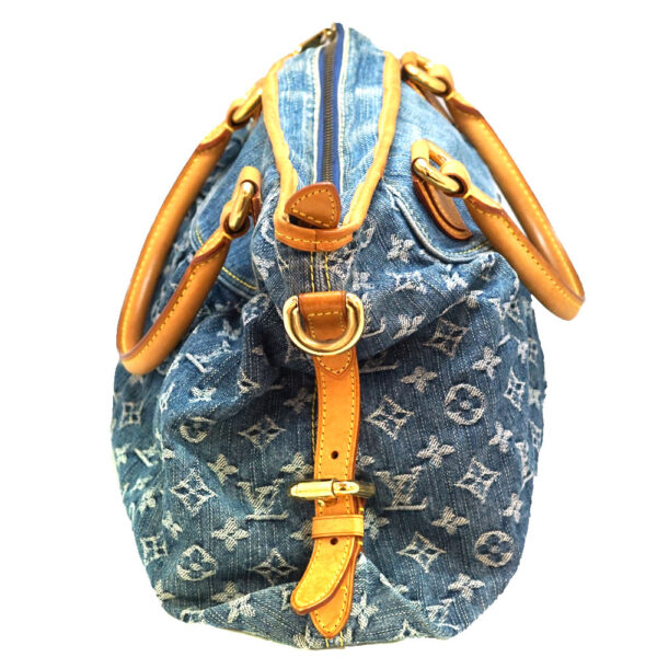 neo4 Louis Vuitton Neo Cabby MM Handbag Monogram Denim