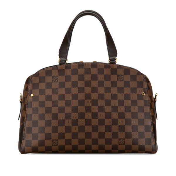 o5r3i32eqywz58n3 3 Louis Vuitton Damier Kensington Bowling Shoulder Bag Brown