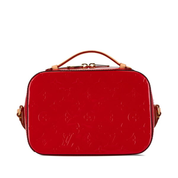 oeb0av7217mxykgl 3 Louis Vuitton Vernis Santa Monica Patent Shoulder Bag Red